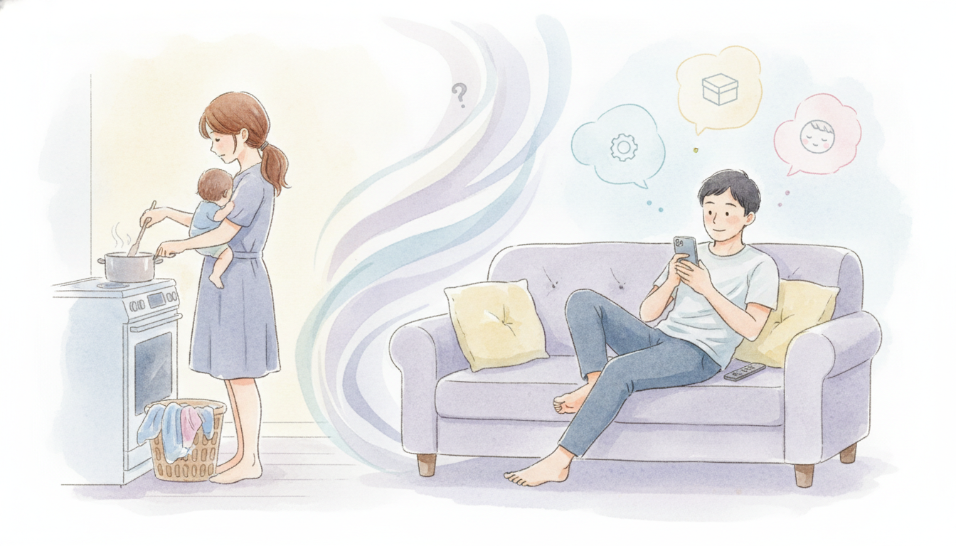 旦那さんが家事をしない理由とは？隠された4つの心理