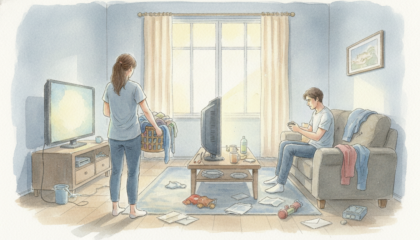 旦那さんが「家にいるのに家事をしない」一番の理由は無意識の甘えかもしれません